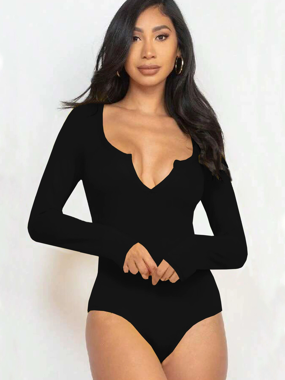 ZARA Simple Commute Jumpsuit Fall Winter Comfortable Tummy Base Layer - Picture 3 of 7